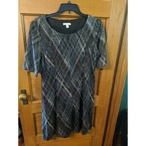 cb established 1962 Dress Size 16 Black Gray Tan Womens